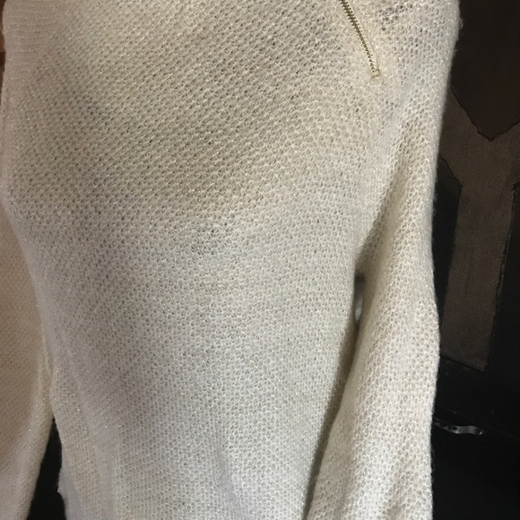 NWT Abercrombie & Fitch Zip Oversized Sweater XS - Picture 2 of 4